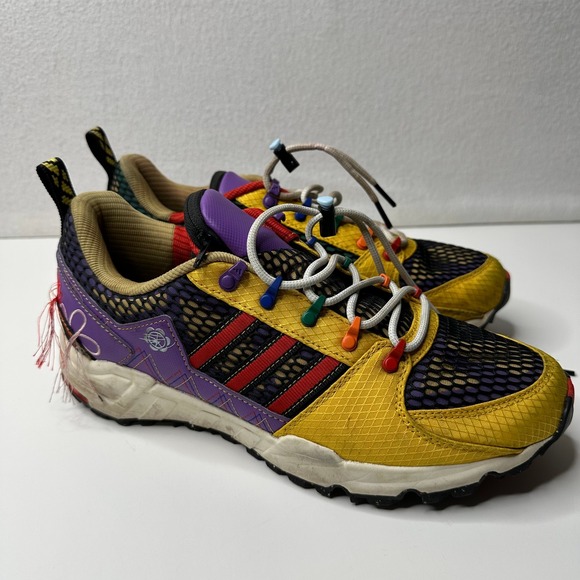 Adidas Mens 9 Equipment+ADV Oddity Running Shoes Multi Color Cordura - Picture 1 of 14